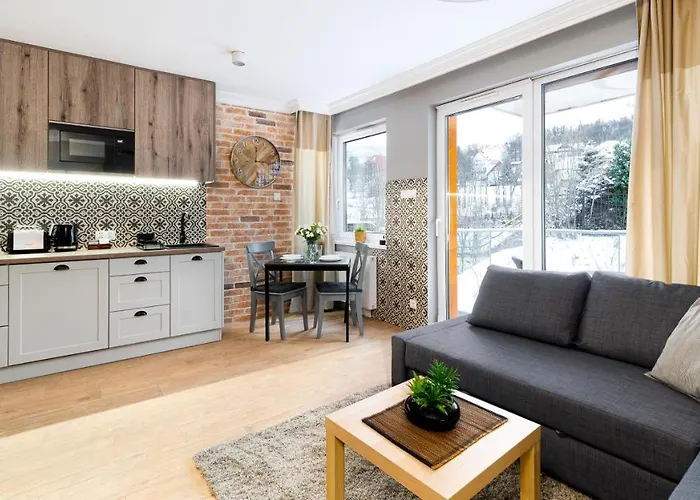 アパート Panorama Karkonoszy, Sun & Snow カルパッチ